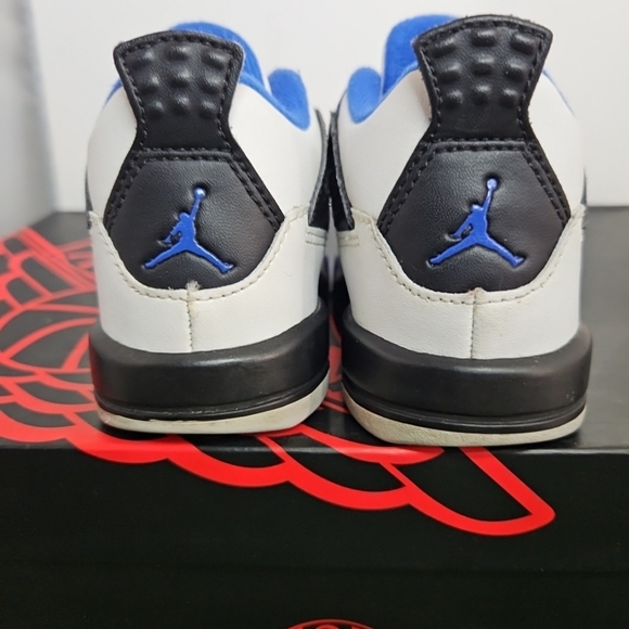 NIKE Air Jordan 4 Retro Motorsport 2017 Toddler Size 7C Cleanest Pair Here , fi - Picture 3 of 14